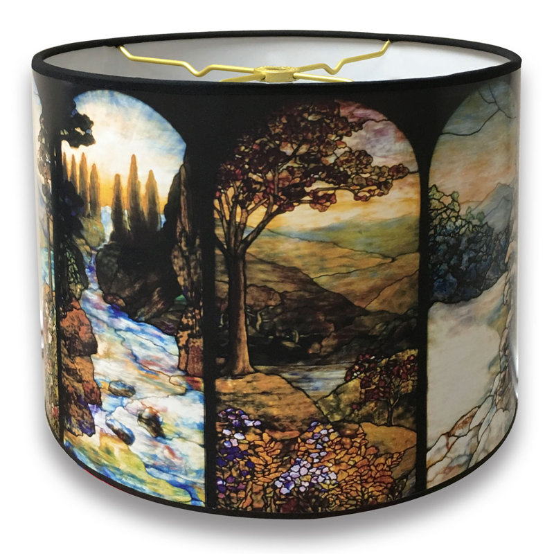8 in. H Paper Drum Lamp Shade