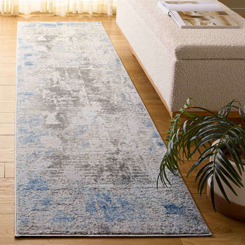 Palma 368 Performance Abstract Rug, 2'-2" X 9'-0" Runner