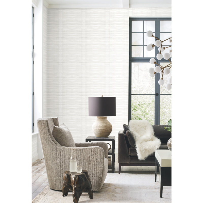 Abstract Wallpaper Double Roll, Talc