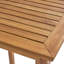 Table de bar rectangulaire en bois, finition soignée, hauteur 101,6 cm (40 pouces), décoration extérieure, structure stable en bois avec meubles intégrés.