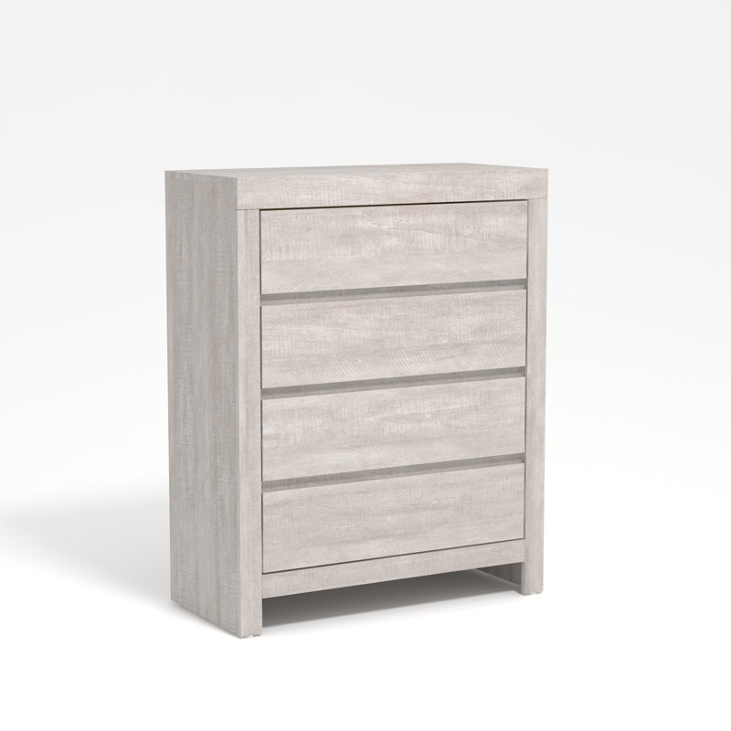 Ellani Cubbot 4 Drawer Chest of Drawers, Dusty Grey Oak