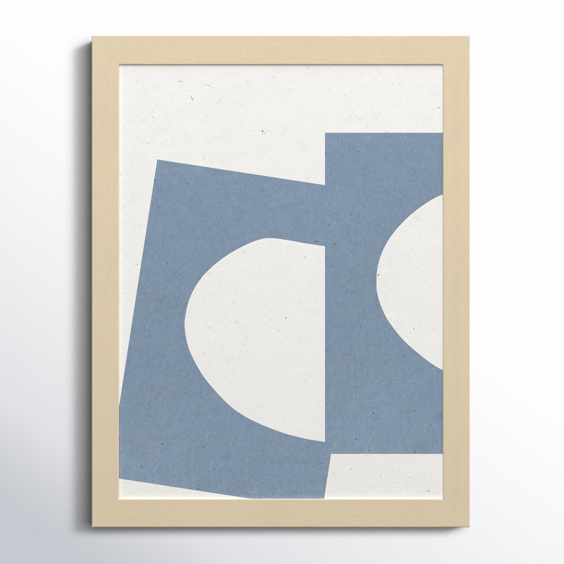 «Parris Collage Paper» par le MIUUS STUDI, impression sur bois encadrée, Brun, H 13 po x l 10 po