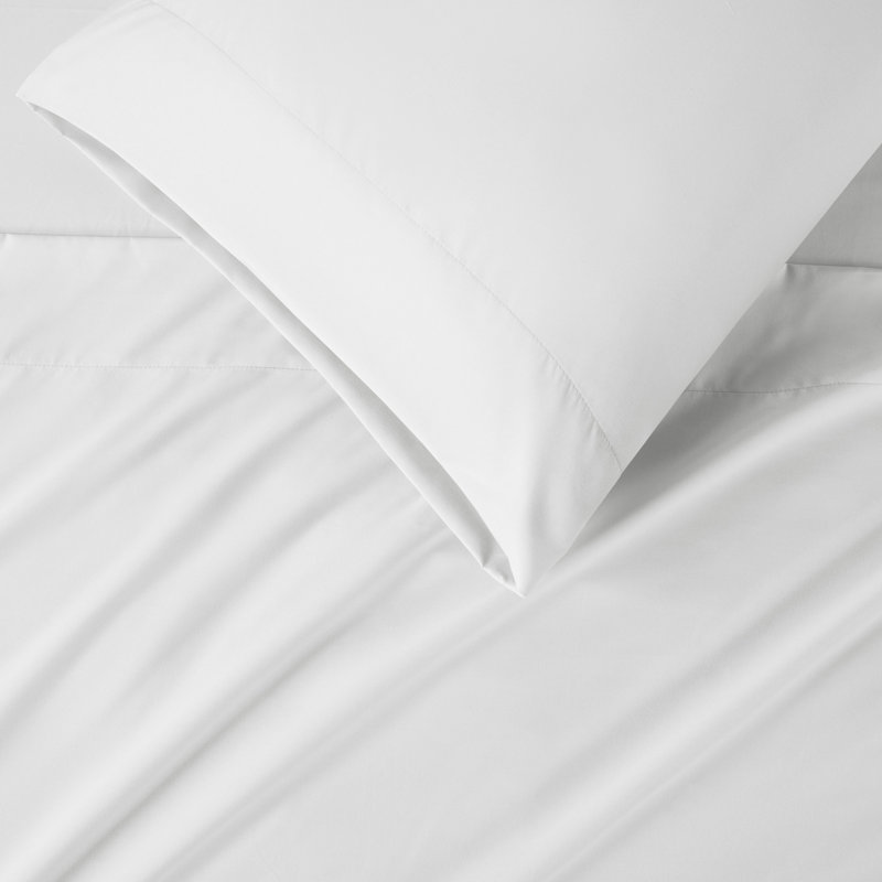 Full White Microfiber All Season Soft Touch Sheet Set