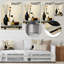 Articles de toilette contemporains, art mural en métal-703277370