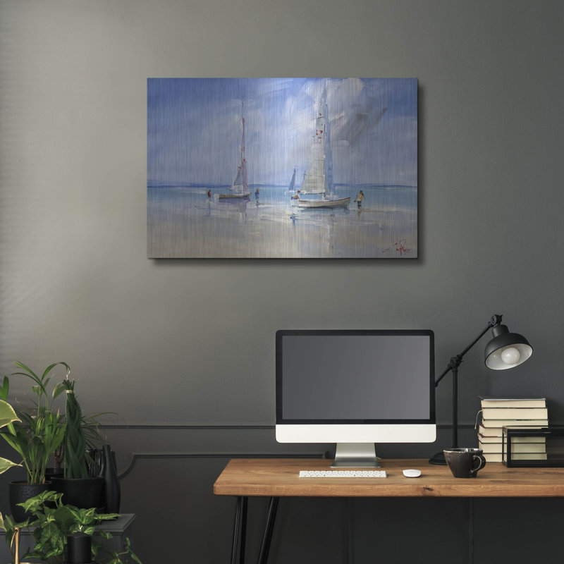  «Aspendale Racers» par Craig Trewin Penny, art mural en métal, H 24 po x l 36 po