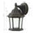 DeDee Outdoor Wall Lantern with Clear Glass Panels, Aluminum Wall Mounted Light