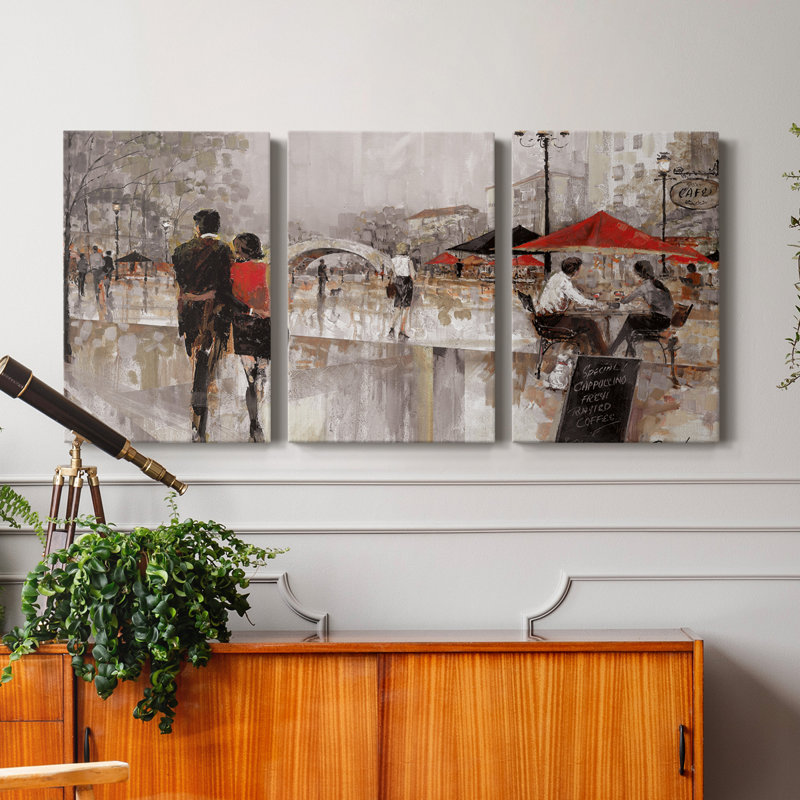 " Riverwalk Charm " 3 - Pieces, 32" H x 24" W x 1" D