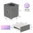 Digiorgio Nightstand With Safe Box And Led Lights And Wireless Charge And Bluetooth Speaker-374673405