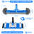 3-In-1 Pool Cleaning Kit Full Set - 18In Rounded End Pool Brush & Ergonomic Pool Vacuum Head With Wheels& Pool Nylon Net Fine Mesh For Above Ground In-Ground Pools, Spas, Hot Tubs
