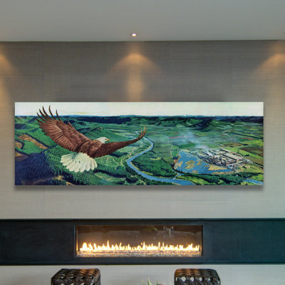 « chauve eagle », reproduction d’art sur toile tendue