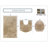 Essential 3-Piece Bathroom Rug Set, Plush Microfiber Bath Mat, U-Shaped Contour Rug and Toilet Lid Cover, Ultra Absorbent, Quick-Dry, Non-Slip Bathroom Mats, Machine Washable, Linen-343330836