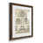 Papier, cadre noyer