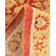 Tapis orange / rouge / beige noué à la main de conception unique 8 pi 4 po x 10 pi 1 po Hayner