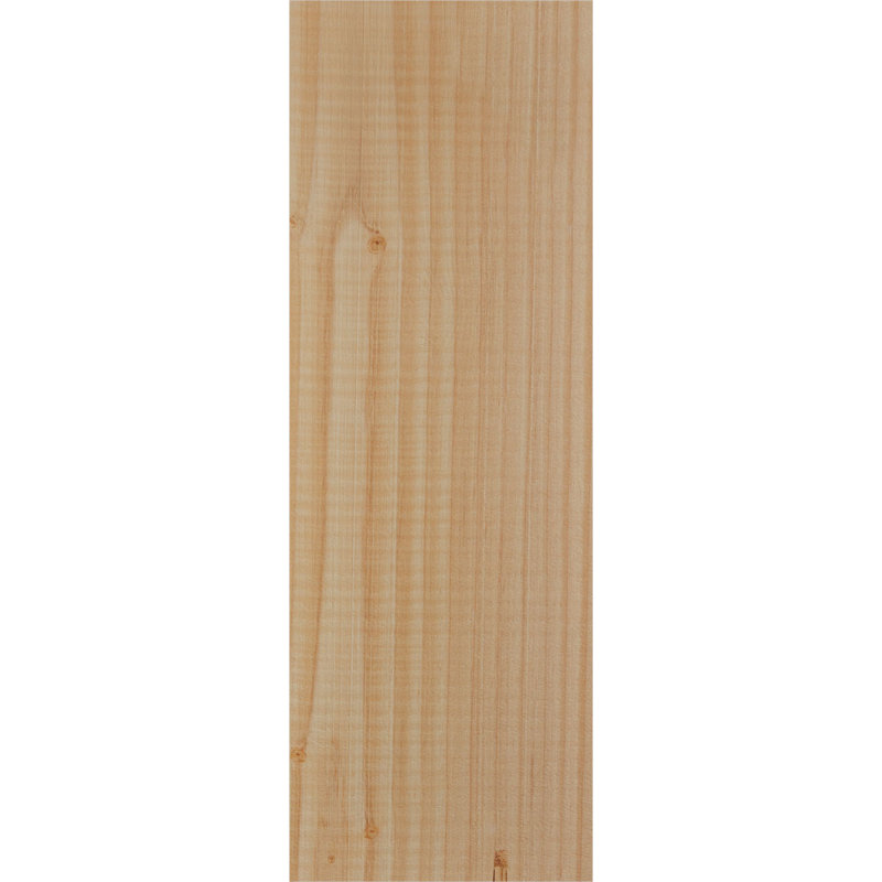 Corbeau Carmel avec plaque arrière, H 16 po x l 5,5 po x P 8 po, Sapin de Douglas, Lisse