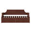 Antavious Coastal Cottage Solid Wood Twin Daybed with Storage Drawers-1396648966