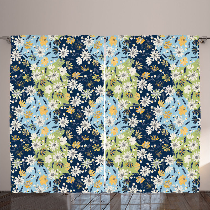 Semi Sheer Curtain Pair