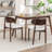 Upholstered Solid Wood Dining Chair Side Chair-1686037627