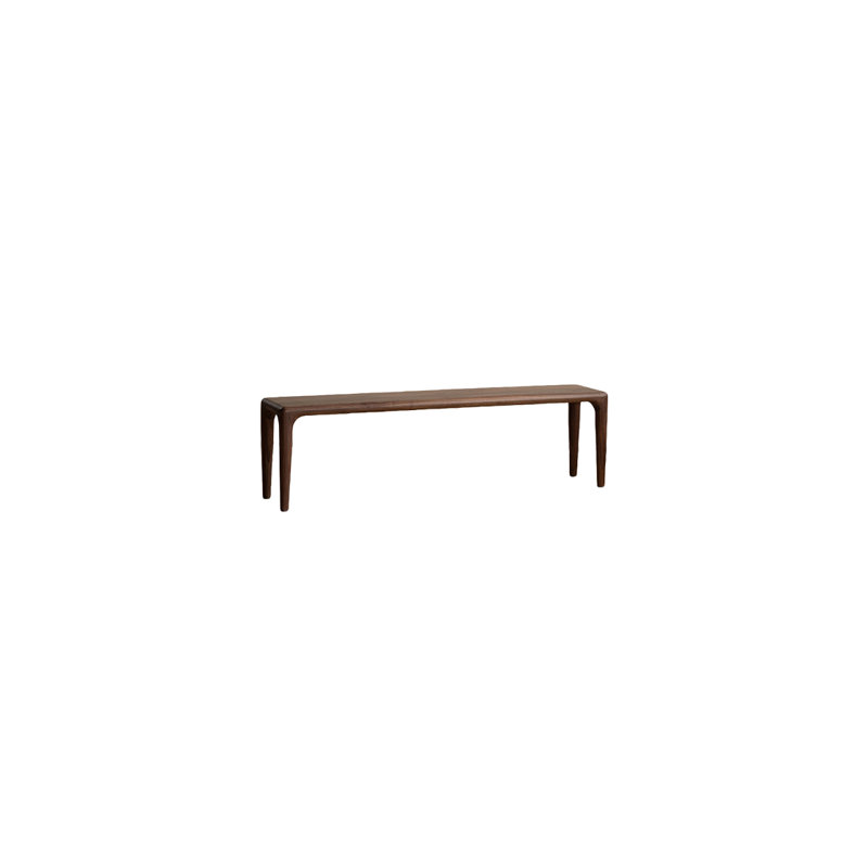 Sanay Solid Wood Bench, 17.71" H x 39.37" W x 12.59" D