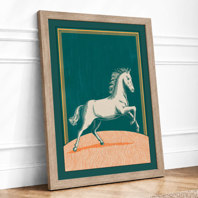 Trotting Horse Vintage - Print
