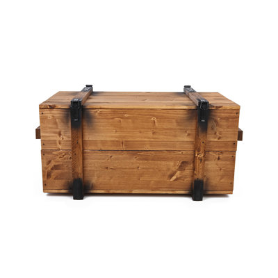 Williston Forge Solid Wood Box