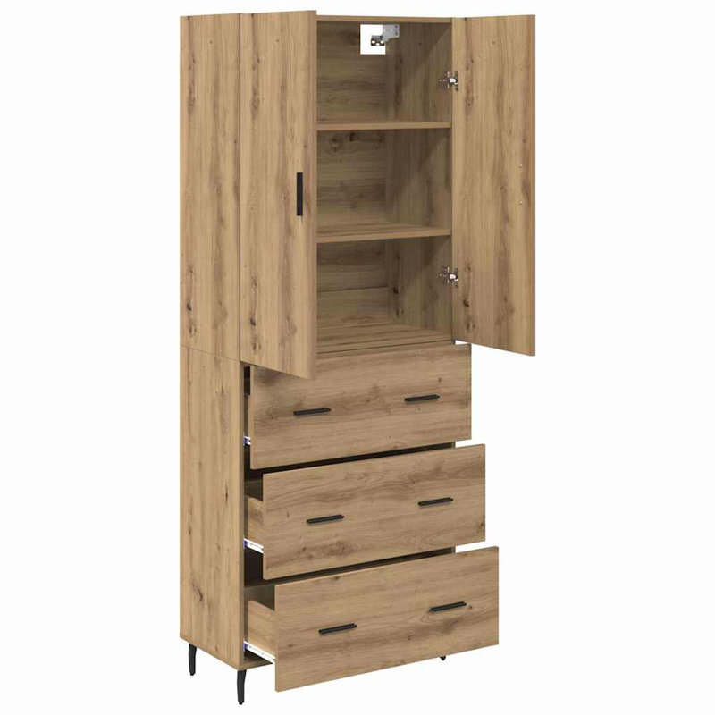 69.5cm Sideboard, Artisan Oak