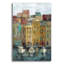  «Old Town Port 2» par Silvia Vassileva, art mural en verre acrylique, 12 po x 16 po