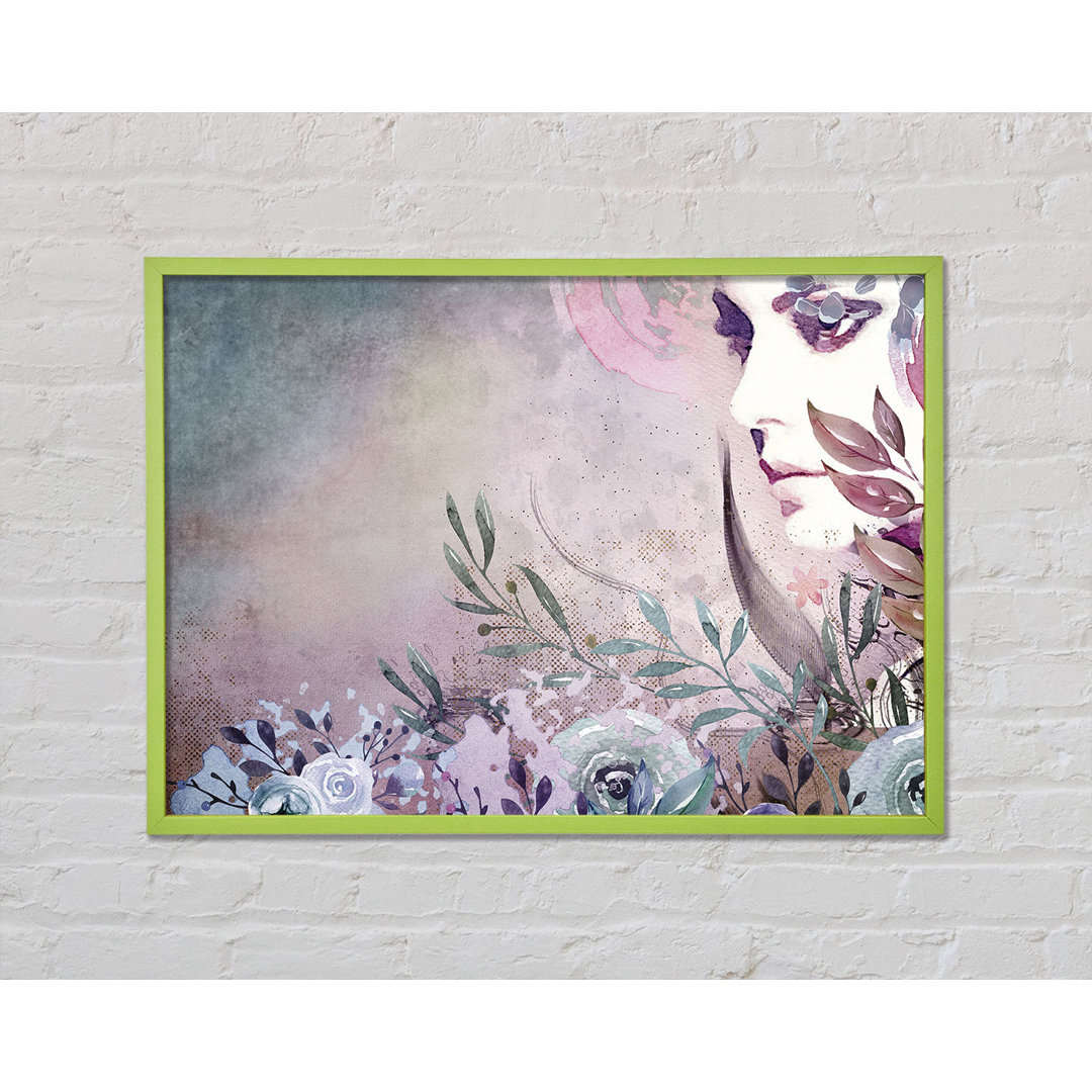 Gerahmtes Poster Buckmiller Floral Watercolour Woman