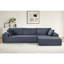 Canapé modulaire convertible en velours côtelé CozyForm, canapé confortable moderne avec rembourrage en mousse, canapé-lit modulaire confortable pour le salon, la chambre à coucher, aucun assemblage requis, faisant face à la droite-1942564875-1942564872