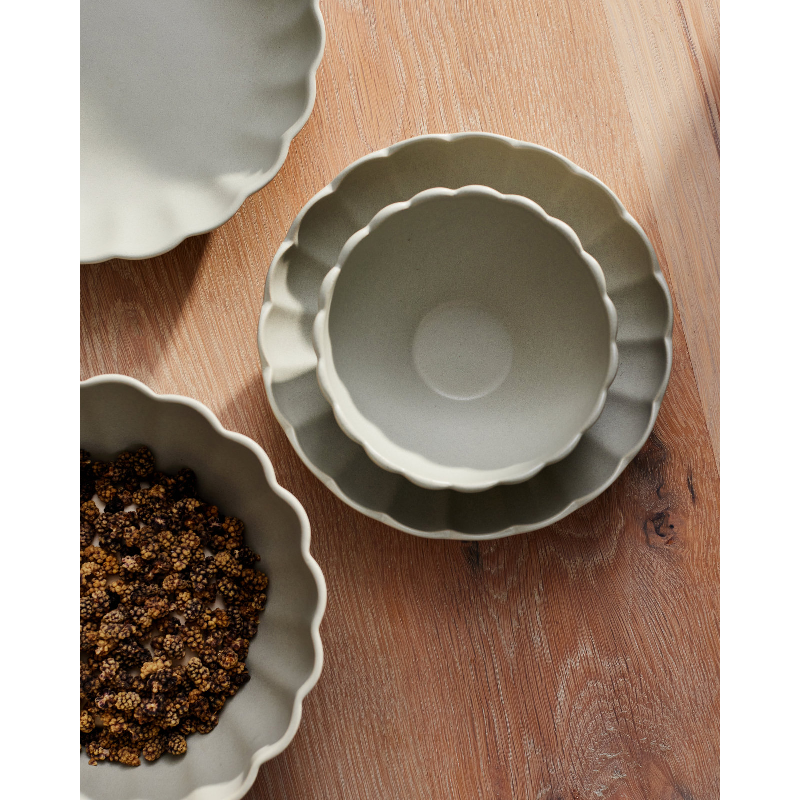ED Ellen DeGeneres Lafayette Stoneware Salad Plate, Gray