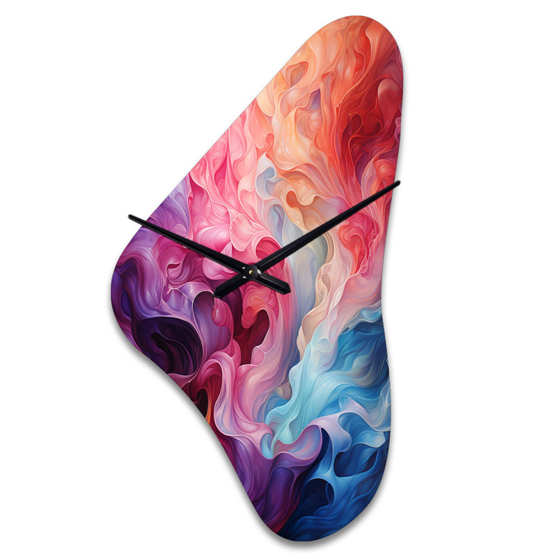 Horloge murale Opt Art Radiant Spectrum II - Op Art, Médium