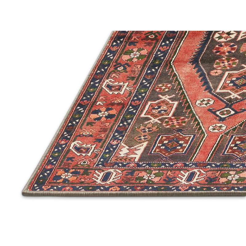 Tapis rouge à motif sud-ouest, Rectangle 6 pi x 9 pi