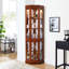 Vitrine d'angle avec 5 tablettes et éclairage-809507971