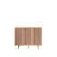 Armoire de rangement à trois portes, buffet en bois avec tablette réglable, armoire à café en bois, armoire de cuisine-37710821-37710842