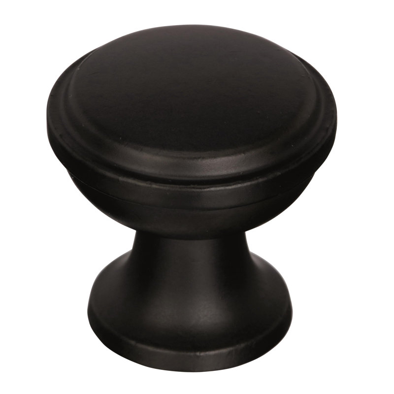 Poignée champignon Westerly de 1 3/16 po de diamètre, Bronze noir