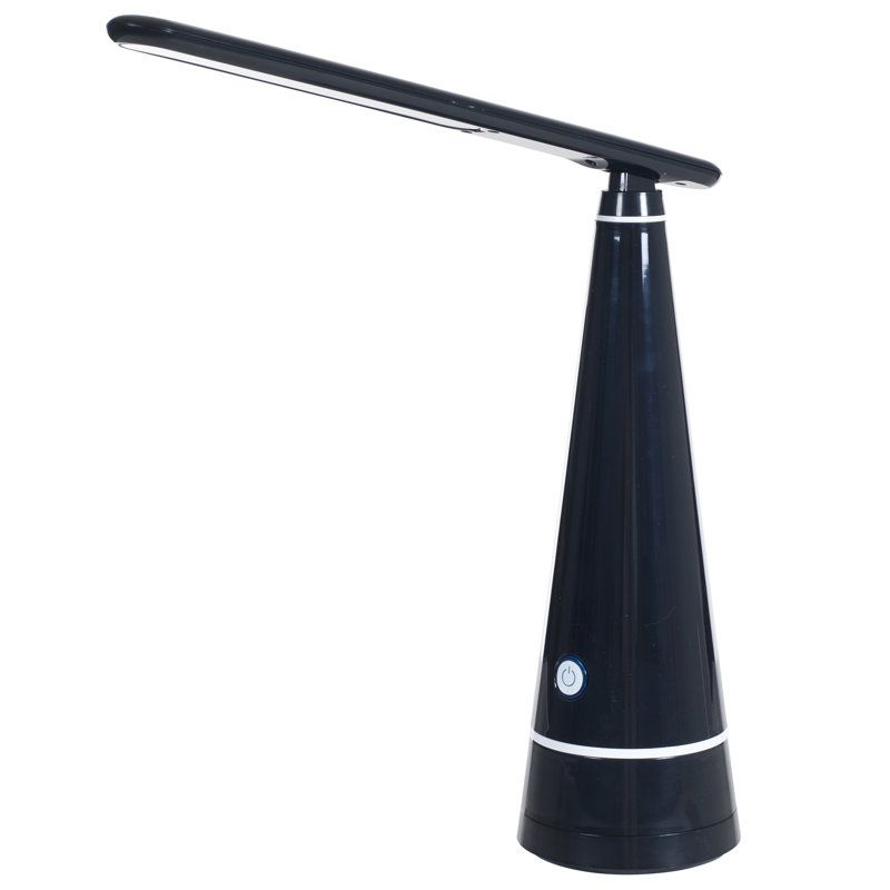 Black Adjustable LED Desk Lamp with Touch Control