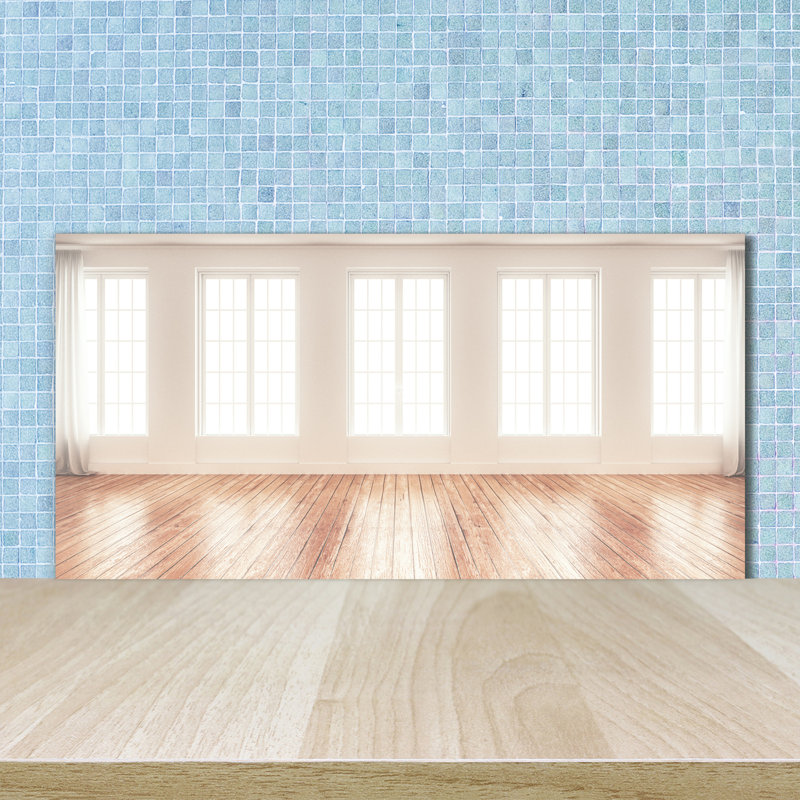 Lukach 50cm W x 100cm L Glass Peel and Stick Panel