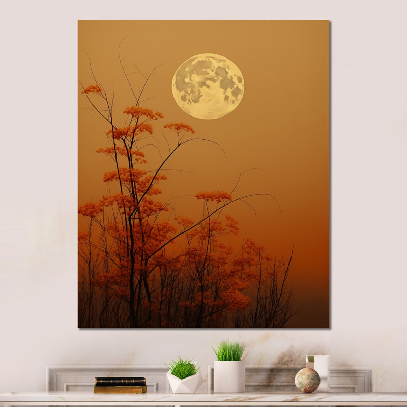 «Moon Honey Harvest Dreamscape» sur, H 32 po x l 24 po