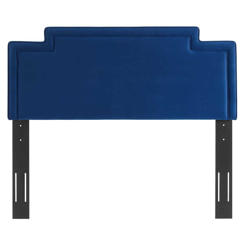 Modway Transfix Performance Velvet Headboard, Navy, King/California King