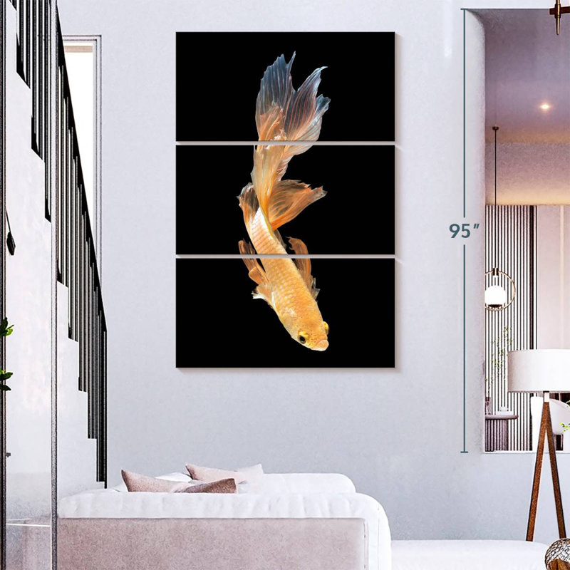 Brampt Betta Fish Dive, 74" H x 48" W