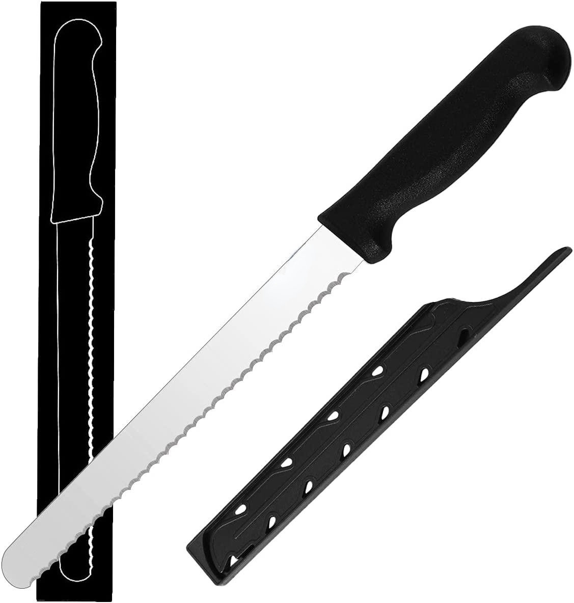 Kutler 14 Stainless Steel Serrated Bread Knife Cake Knife