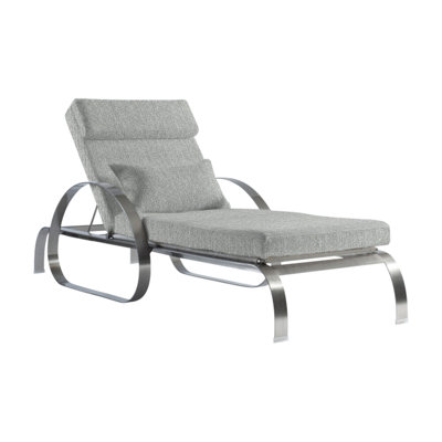 Malibu 87.5" Long Single Chaise with Cushions