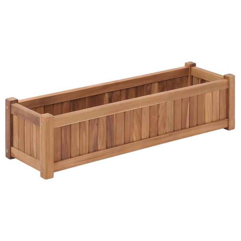 Sydnie Wood Raised Garden Bed, 9.8" H x 39.4" W x 11.8" D 
