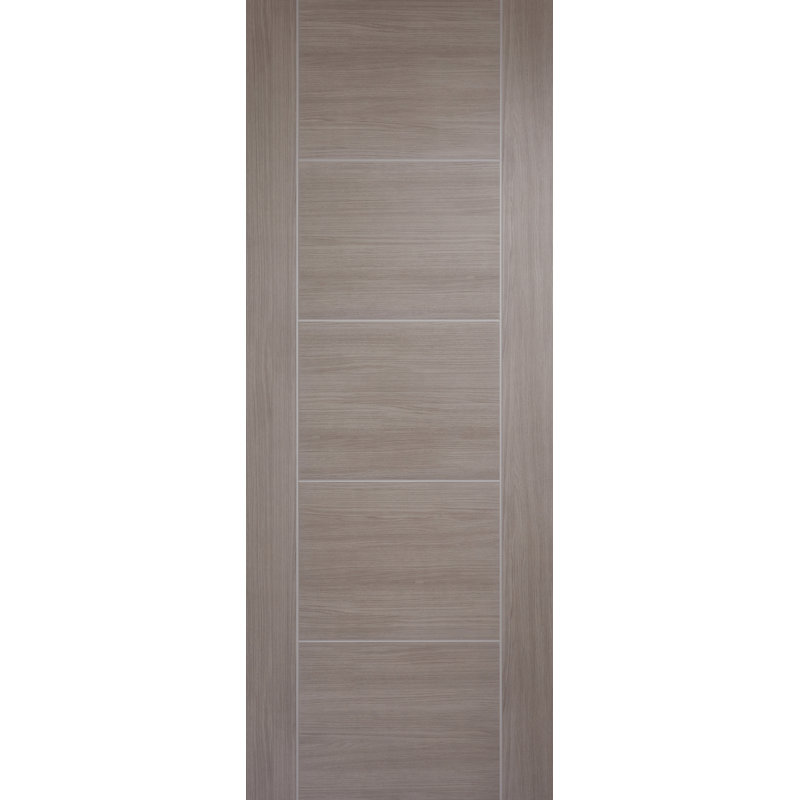 Vancouver Laminate Light Grey Internal Door, 198.1cm H x 61cm W x 3.5cm D
