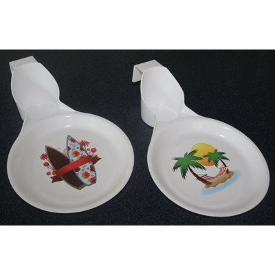 Surfboard Basic Plastic Serving Tray