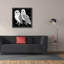 «Arsenic and Old Lace Bw No Words 4» par Wild Apple Portfolio, art mural sur toile, 37 po x 37 po-1316388380