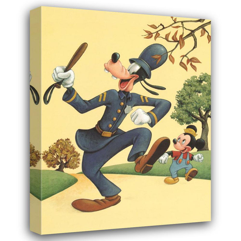 L'officier Goofy MCG-D1381, H 18 po x l 13 po