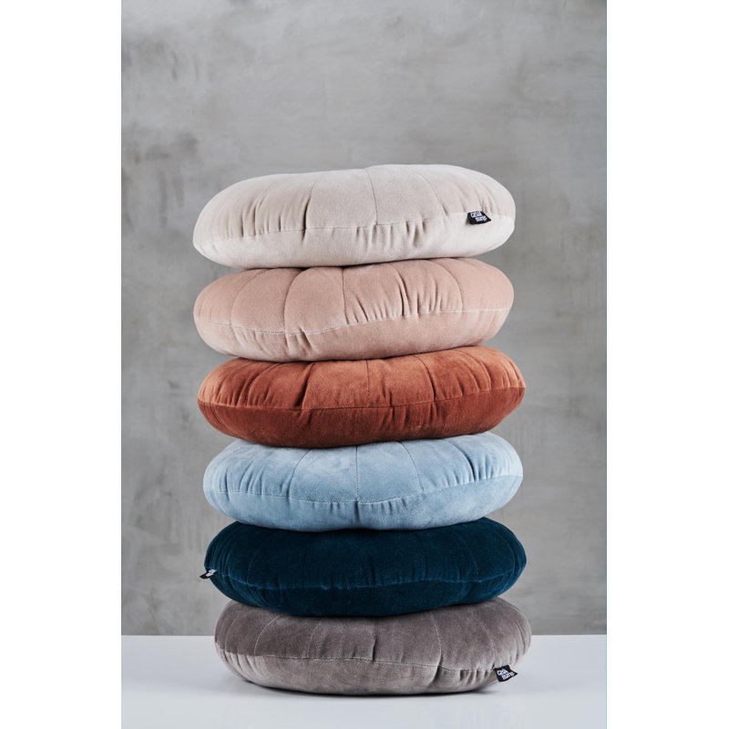 Circular Cushion, Light Blue