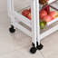 Kissie 97.2 cm W Kitchen Cart with Top