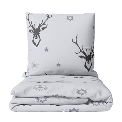 Alpen Home Dauberville Microfiber Animal Print Duvet Cover Set with Pillowcases