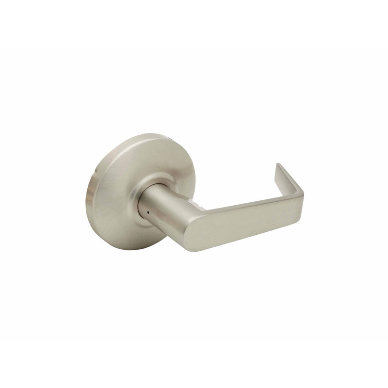 Faux levier de porte Bulldog, Acier inoxydable satiné